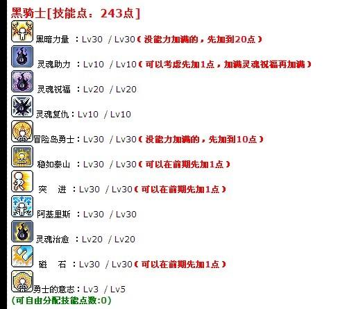   冒险岛角色属性解析，如何打造完美角色